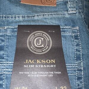 Cody James Slim Straight Blue Jeans